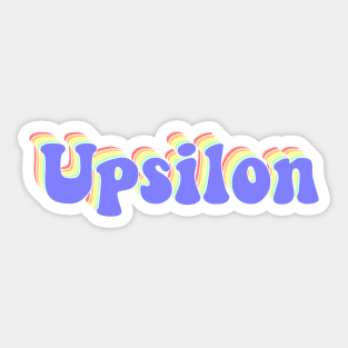 Upsilon Sticker